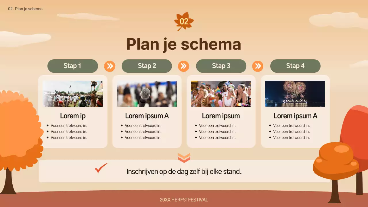 Bruin en Natuurlijk Herfstfestival Prospectus