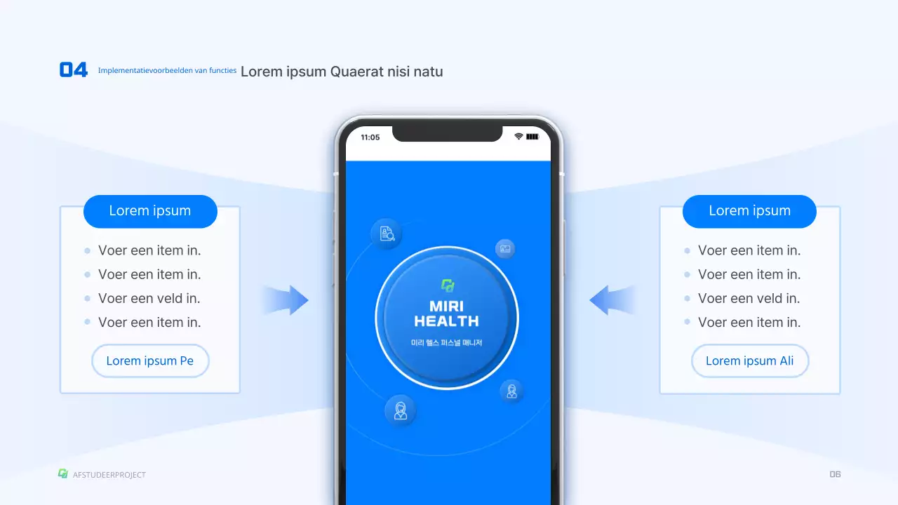 Uitdaging voor wetenschap en techniek met blauw driedimensionaal vormconcept
