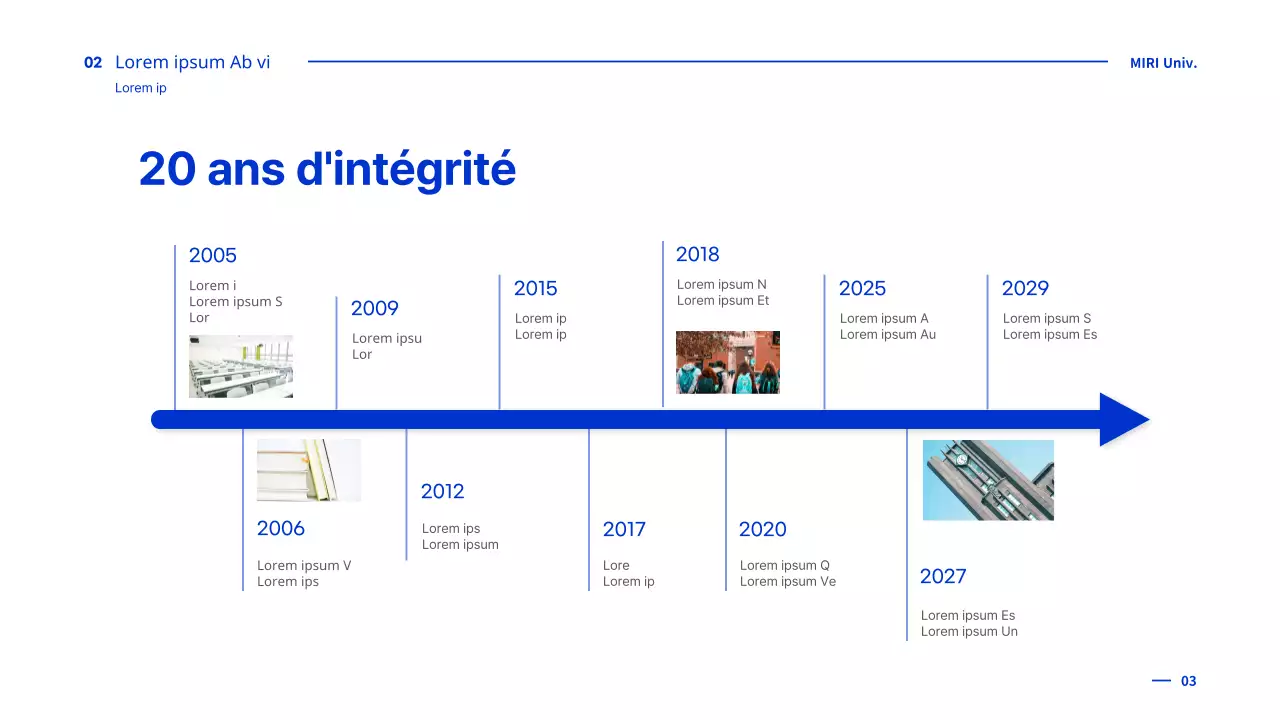 Modèle d'orientation Bluetone