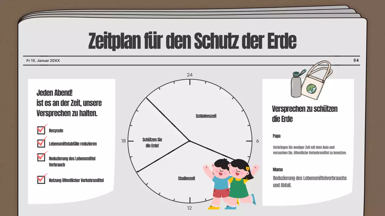 Familien-Umweltzeitung für Grundschulen