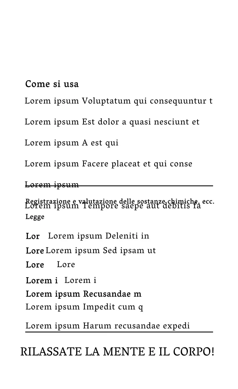 Etichette informative sui diffusori