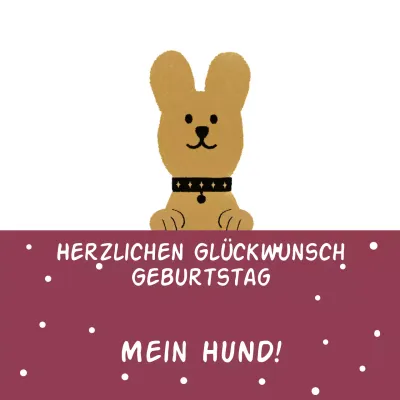 Geburtstag des Hundes