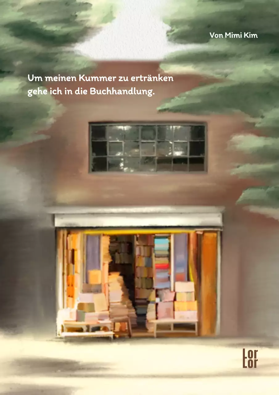 Werbung für die Buchhandlungen in Brunton