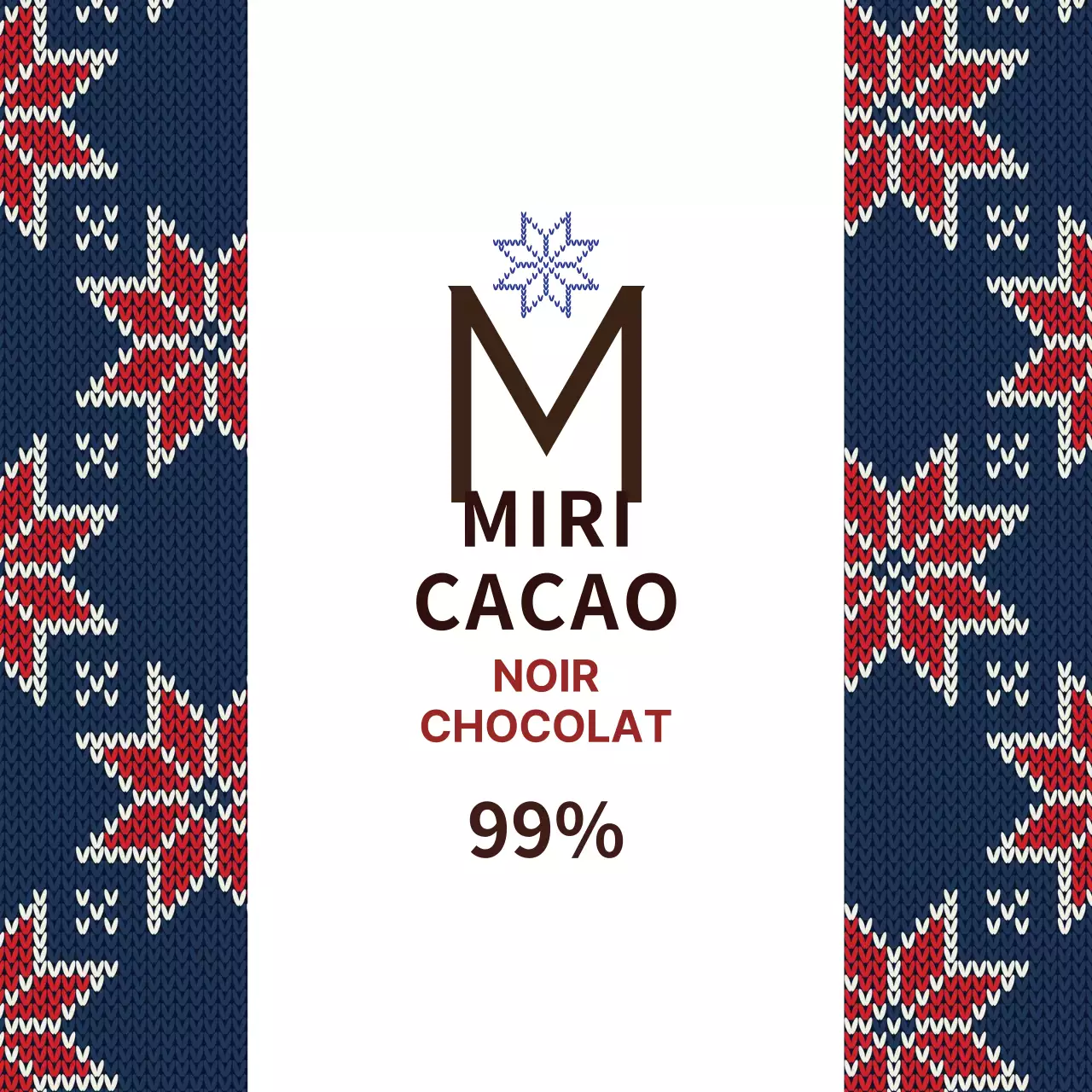 Étiquette de diffuseur à motif de flocon de neige marine