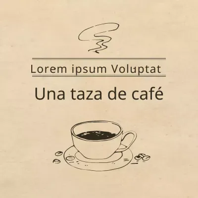Una taza de café
