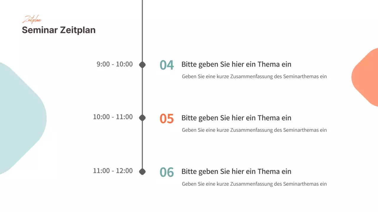 Präsentationen für Seminare