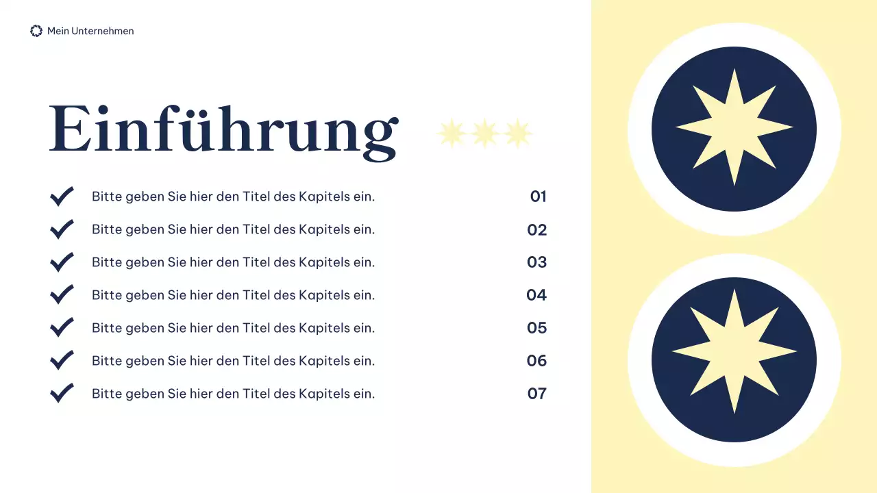 navy modern marketing proposal document