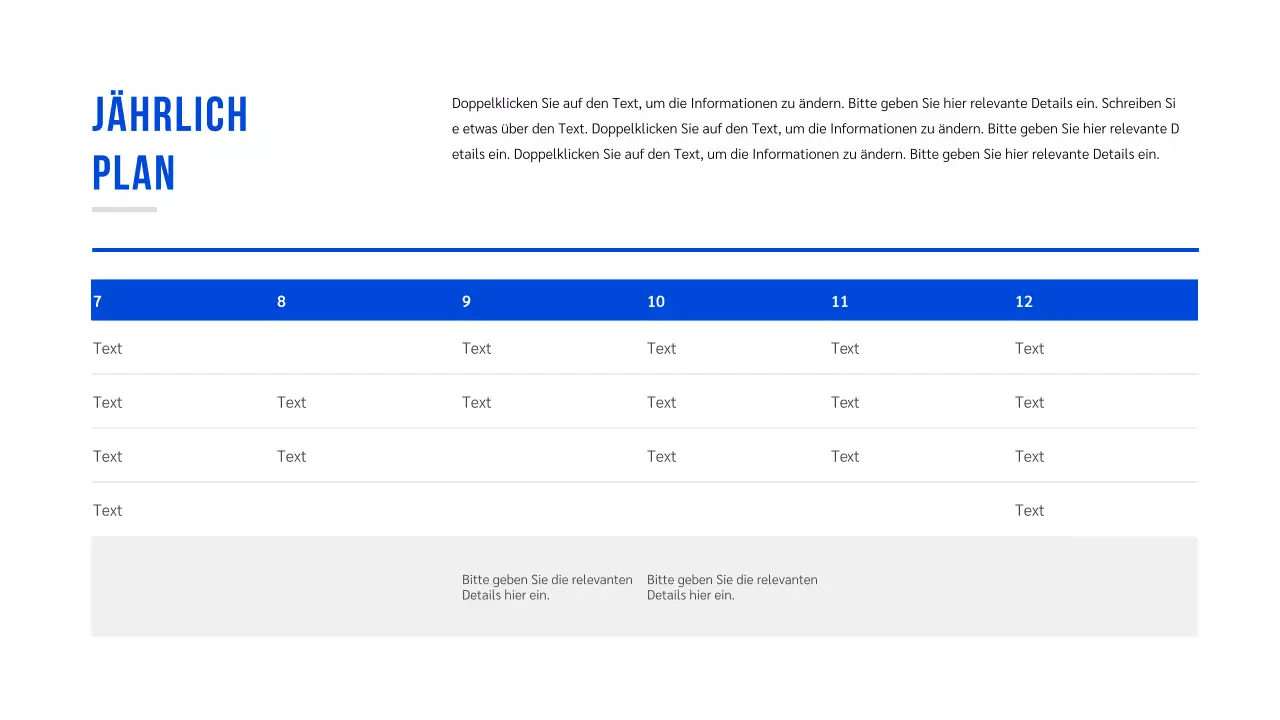 Grundlegende Präsentation