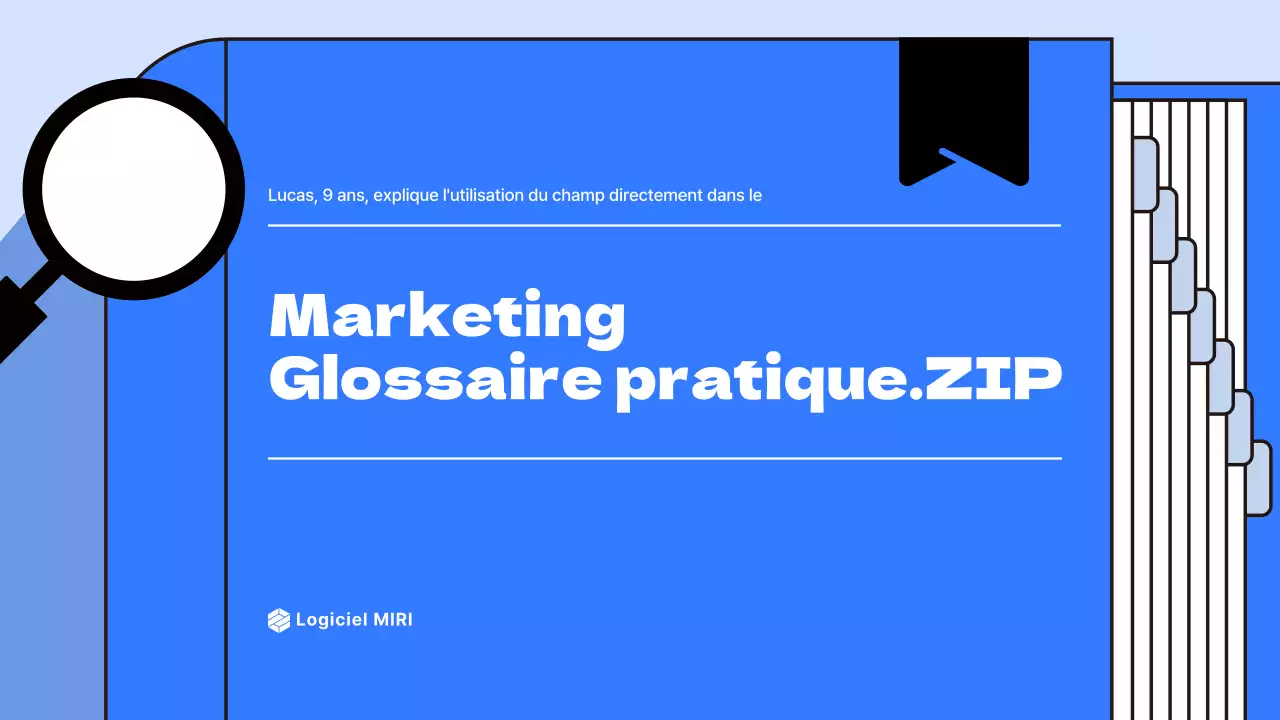 Guide du dictionnaire simple des termes de travail de Blue