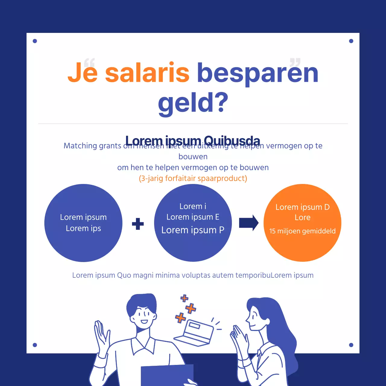 Blauw en oranje jeugdbeleid vier koningen kaart nieuws ontwerp