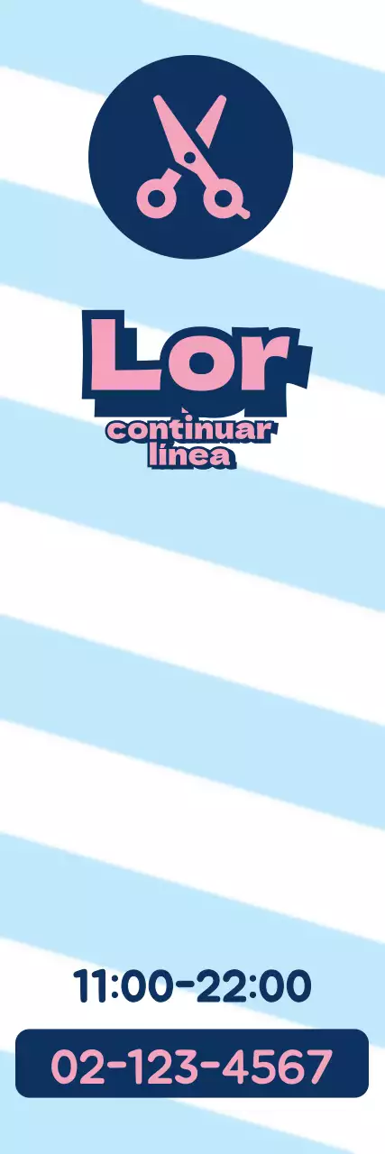 Peluquería_banner tridimensional