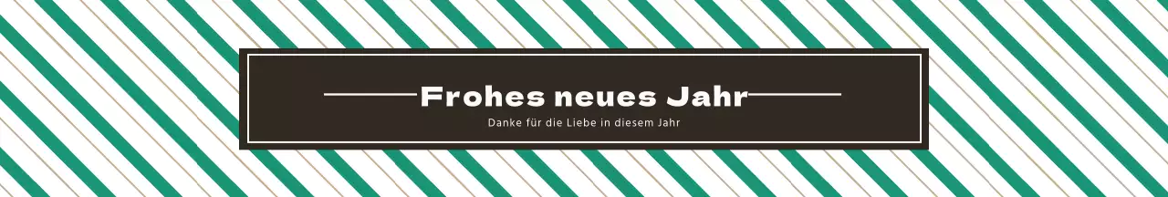 Gestreiftes Geschenkpapier für Weihnachten