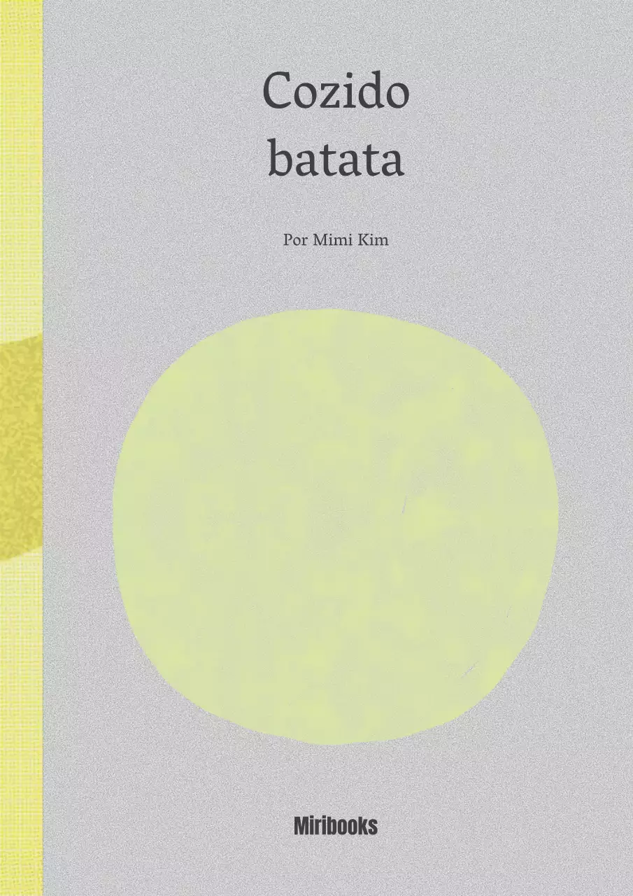 Ensaio de aguarela de uma batata cozida sobre um fundo cinzento texturado