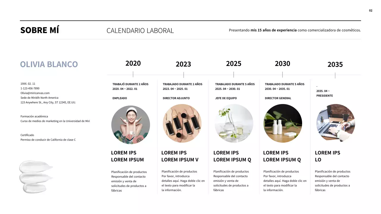 Cartera MD de cosmética sencilla en azul claro y negro