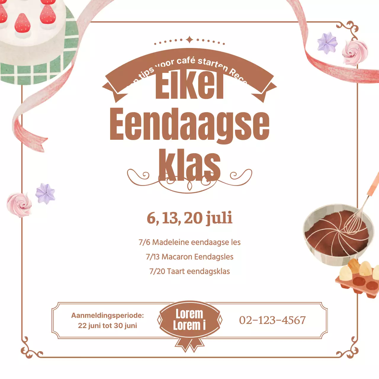 Banketbakkerij School_Square Banner02