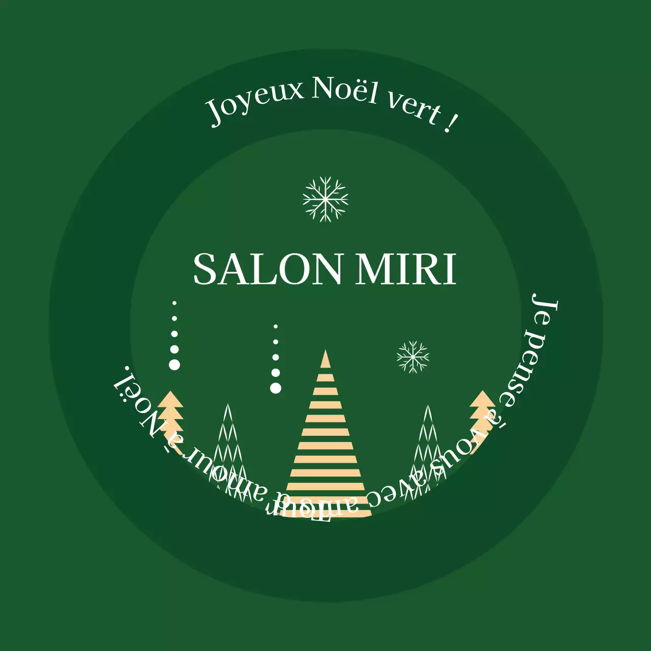 Étiquettes de Noël illustrées abstraites