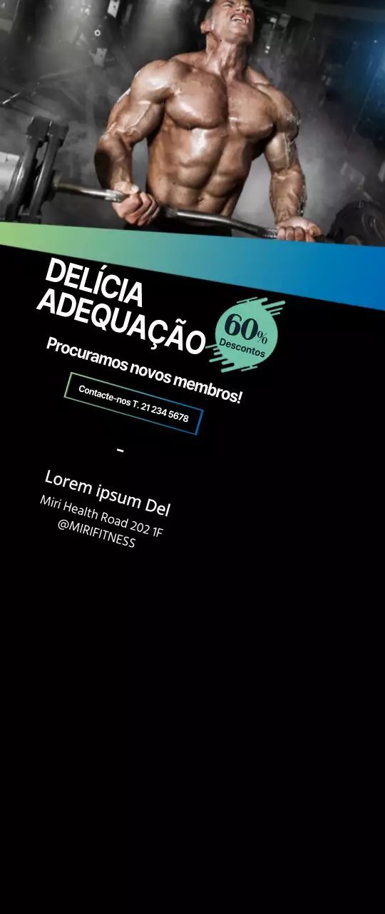 Estilo simples em verde lima e azul para recrutar e promover novos membros para a Diet Petite Shop