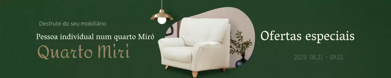 Poupe nos interiores em verdes e castanhos