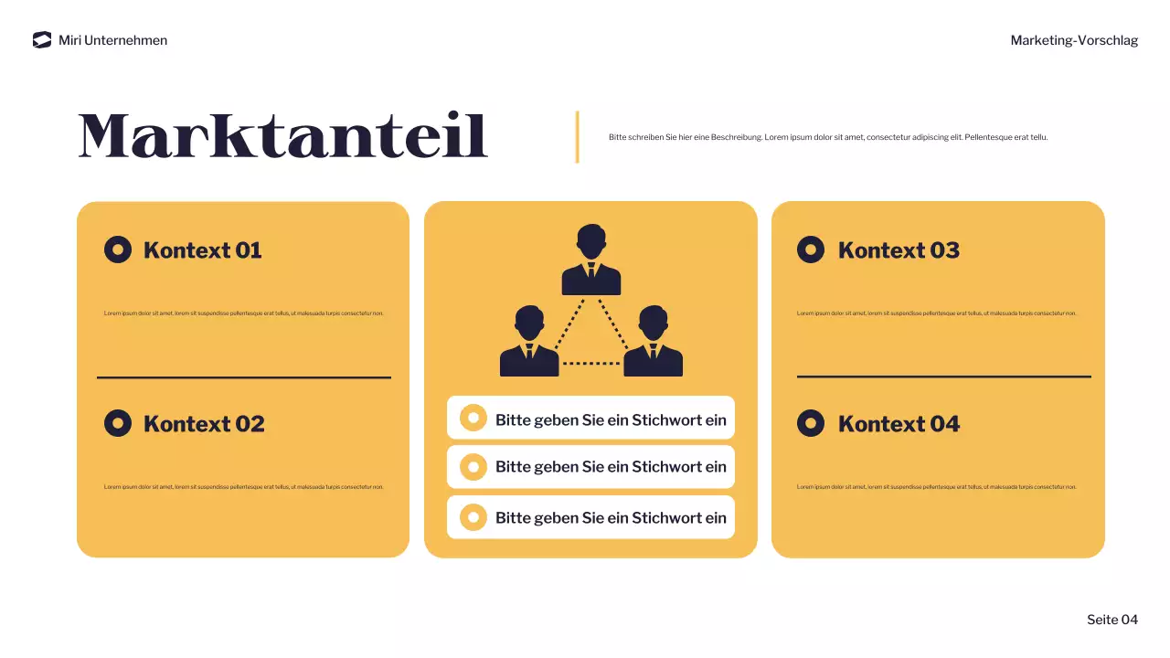 navy modern marketing document