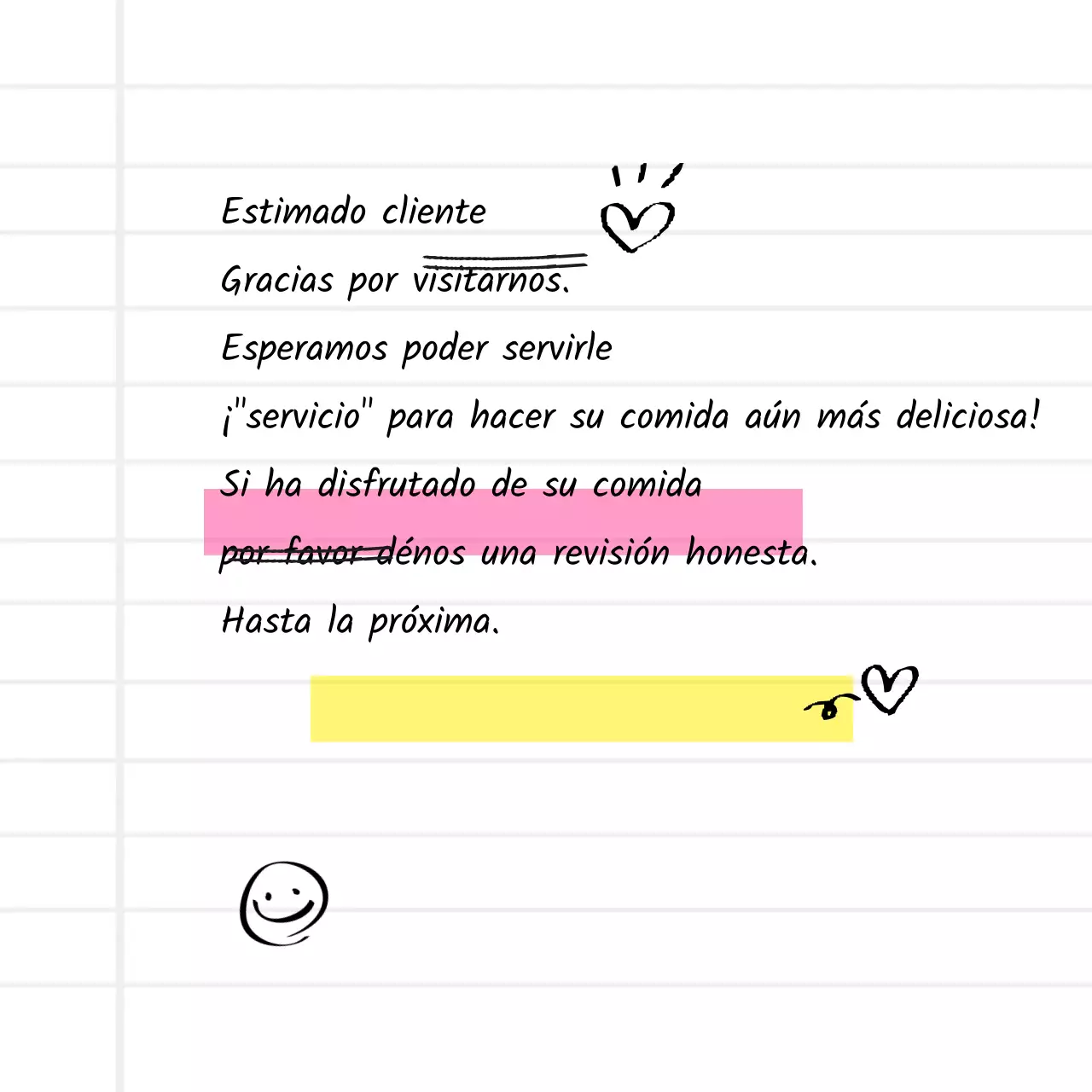 Pegatina de agradecimiento por la entrega