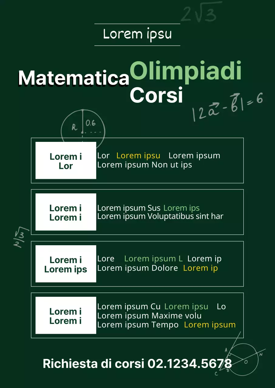 Assunzione da parte della scuola di matematica verde