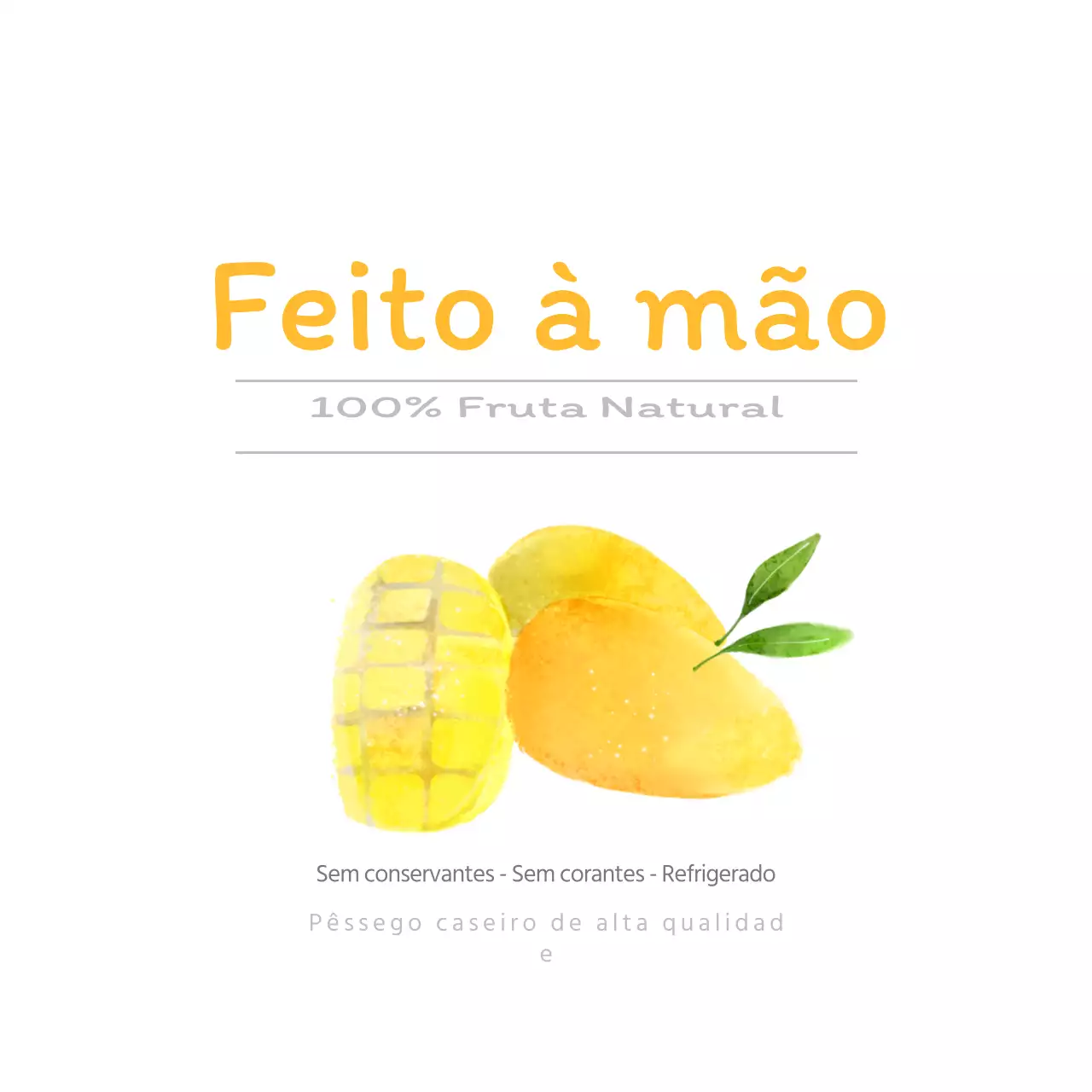100% FRUTAS VERDADEIRAS Manga