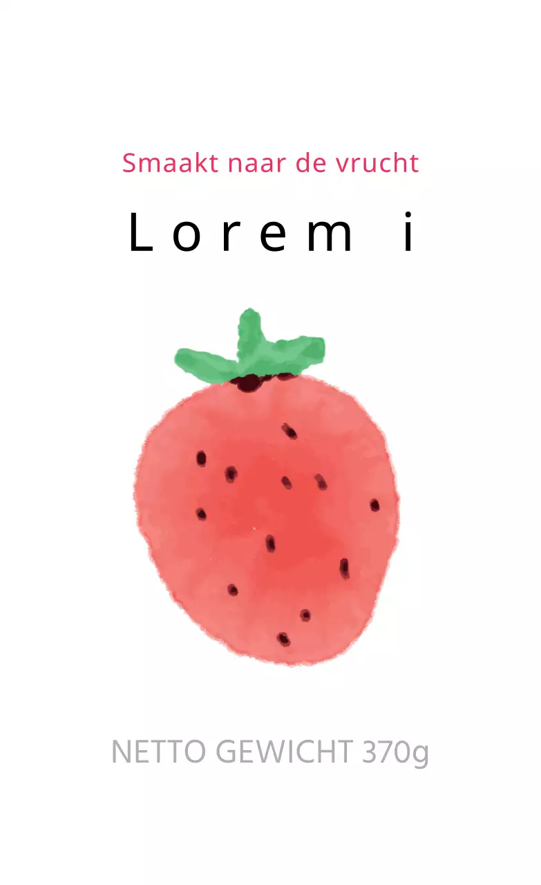 Witte zelfgemaakte aardbeienjam