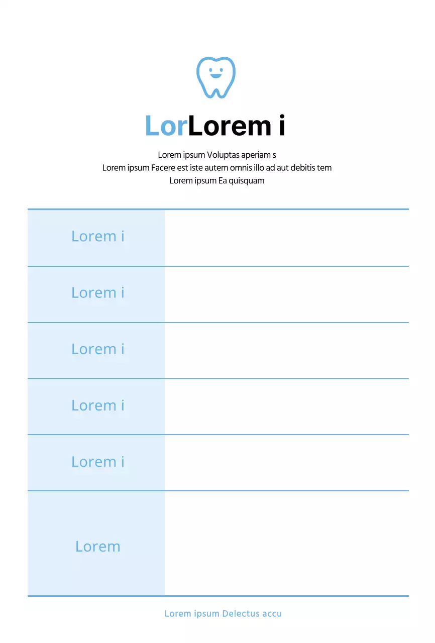 Witte eenvoudige ansichtkaart voor tandartsafspraken
