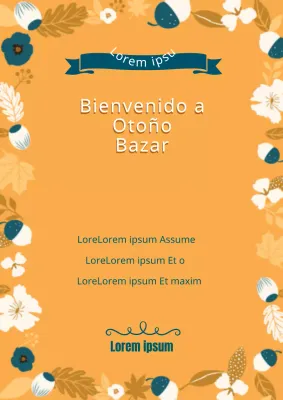 Bazar de otoño_Seroposter