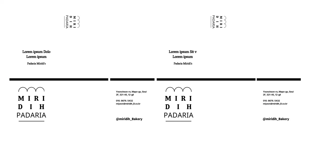 Estilo de logótipo de padaria em forma de pão para revisão e promoção