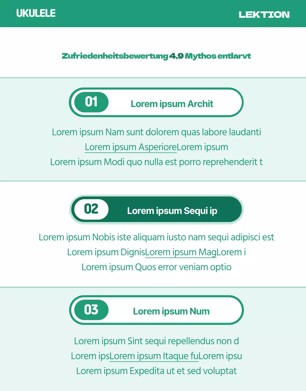 Privater hawaiianischer tropischer Ukulele-Unterricht in Grün und Rosa