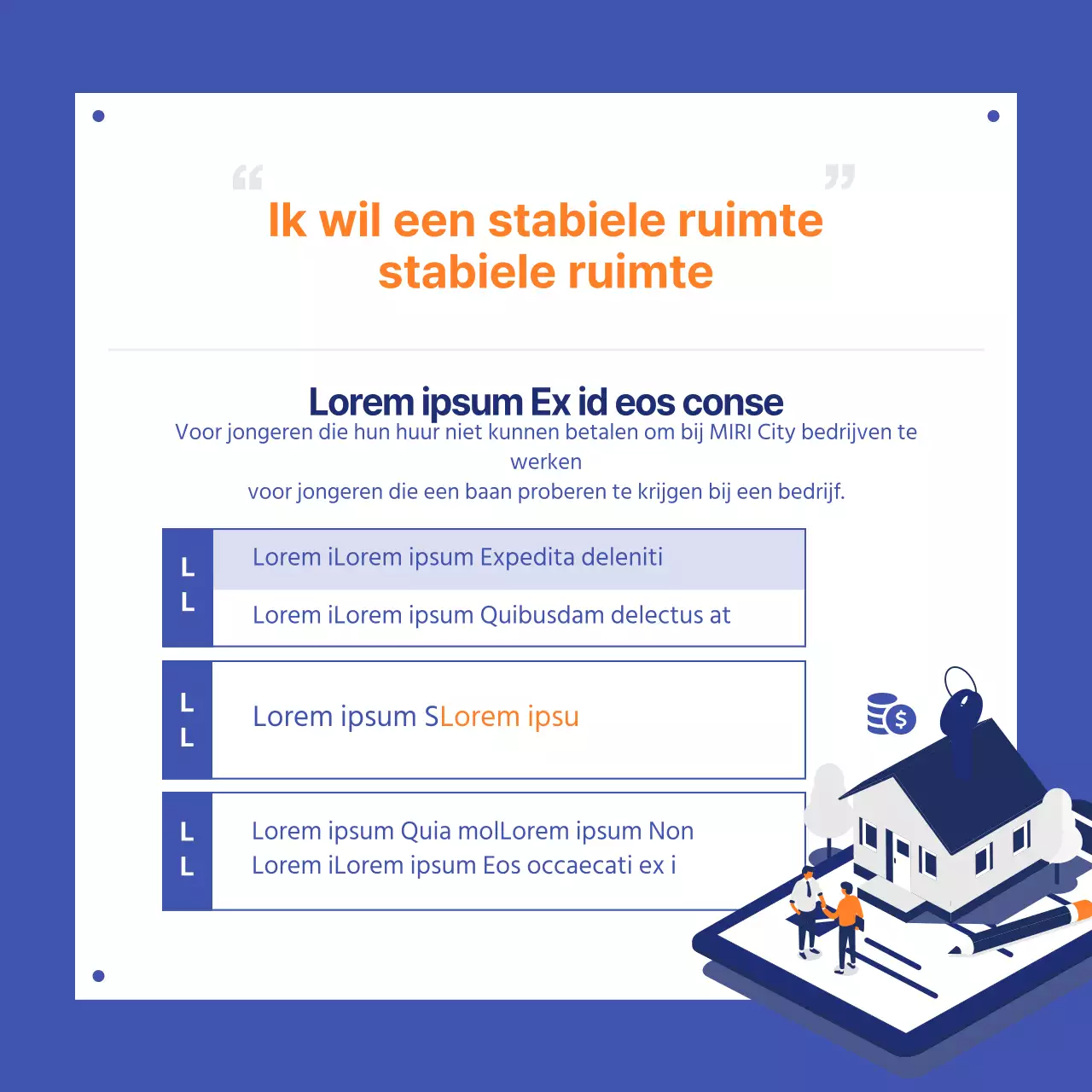 Blauw en oranje jeugdbeleid vier koningen kaart nieuws ontwerp