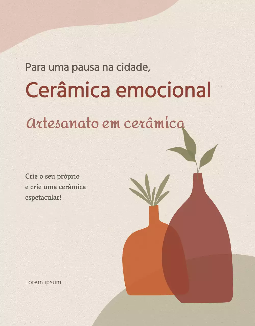 Ilustração - Aulas de Cerâmica Emocional para a Cura no Coração da Cidade Estúdio de Cerâmica de Miri Aulas Regulares Aulas para Adultos Aulas de Hobby Aulas Particulares Aulas de Grupo Aulas 1:1 Aulas de Cerâmica Aulas Regulares