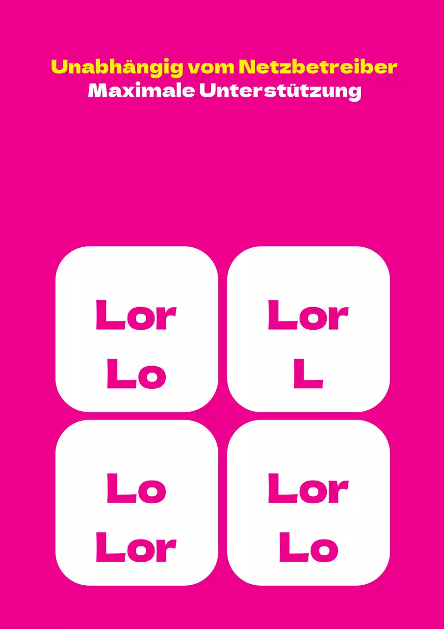 Bewerben Sie Ihren Handyshop mit einem einfachen, rosafarbenen, auffälligen Schild