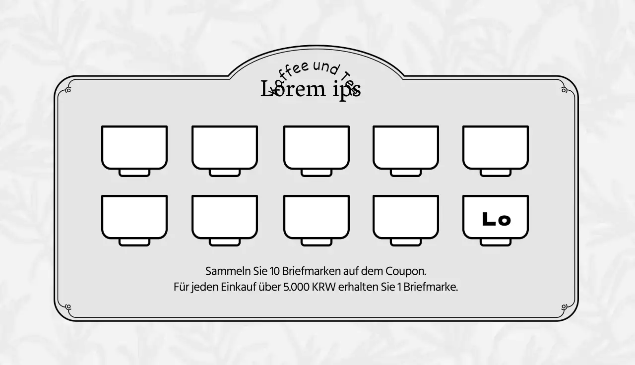 Grey Illustrated Logo Cafe Tee Coupon