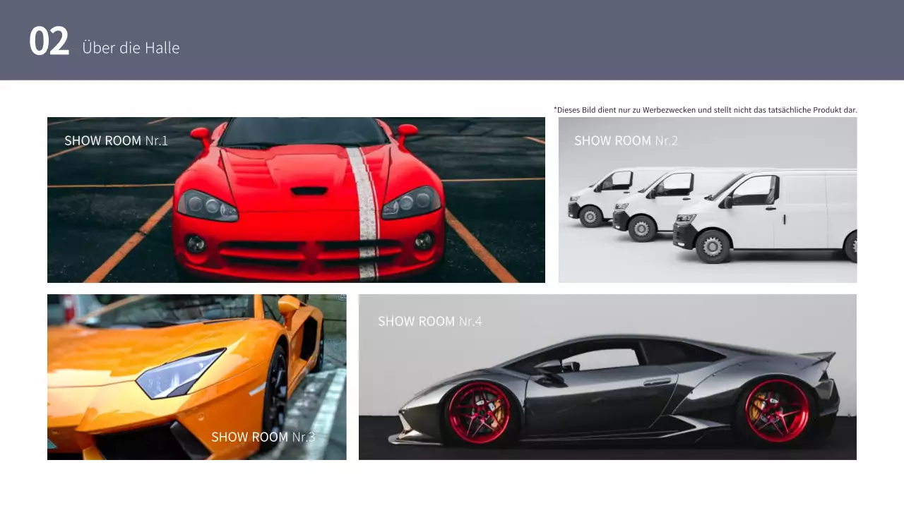 Automobilausstellung Plan Vorlage