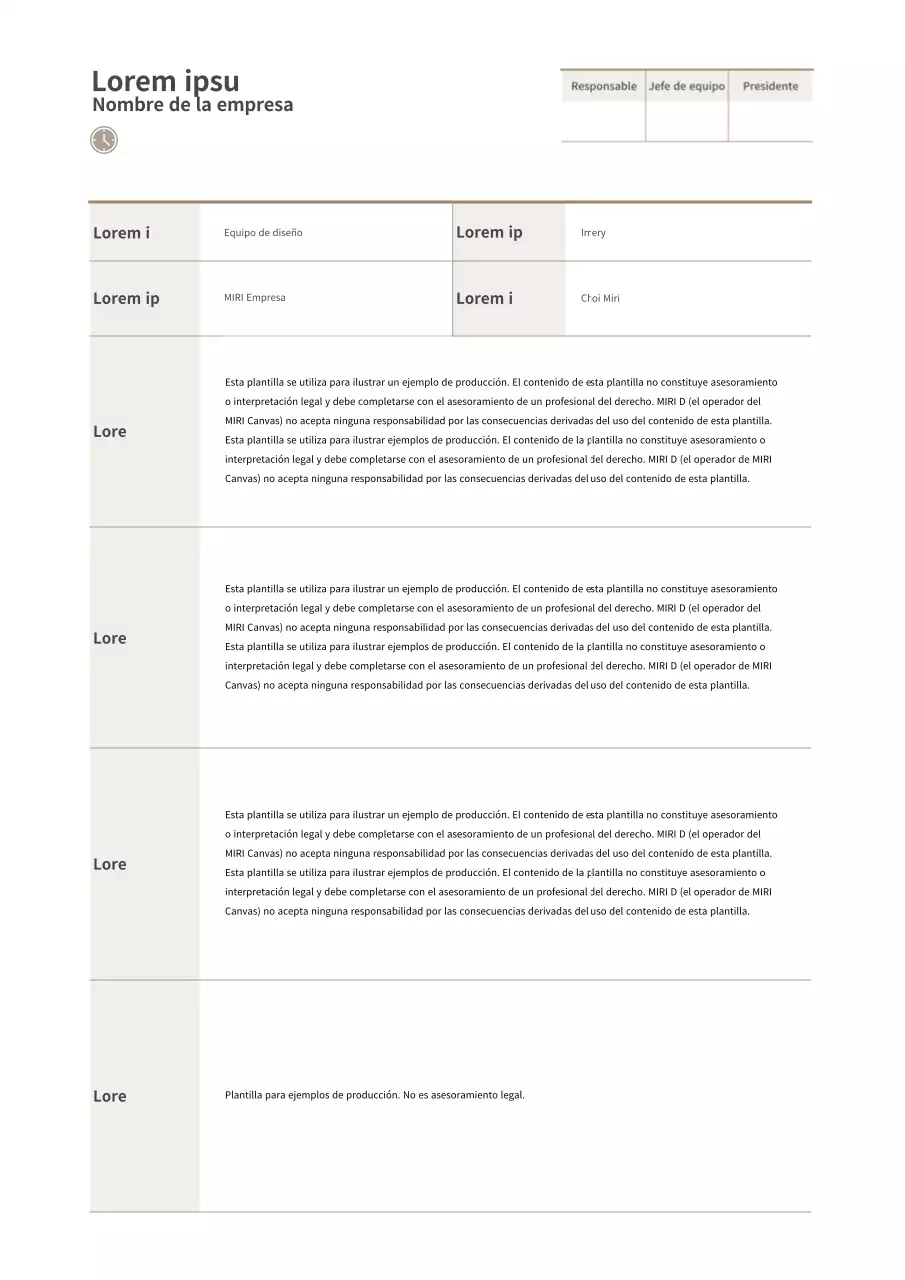 Una campaña sencilla en marrón