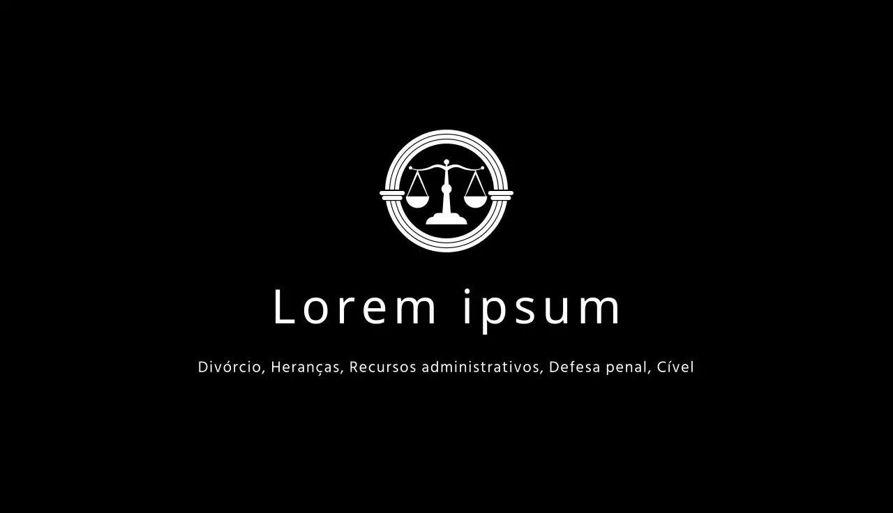 logótipo castanho empresa de advogados limpa