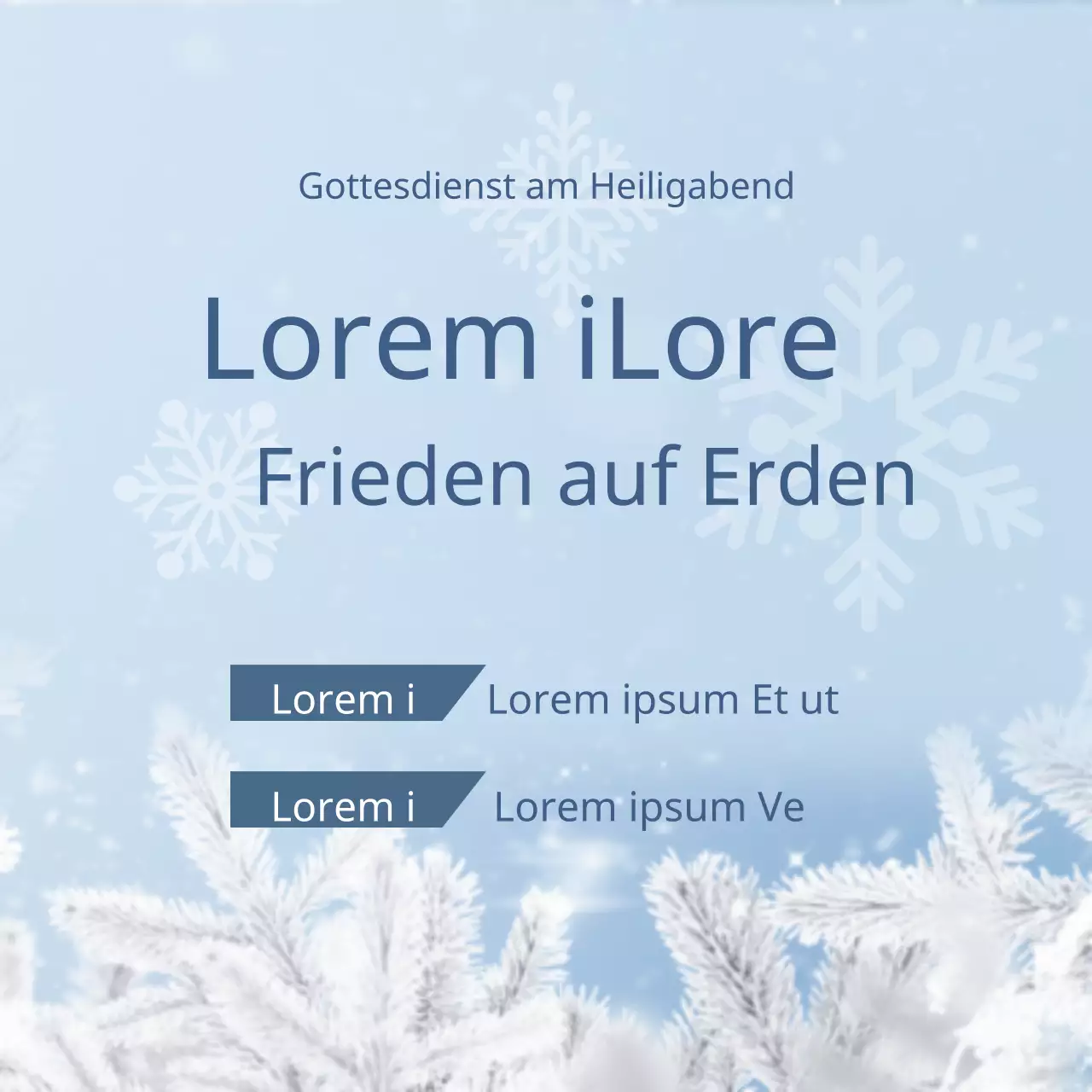 Weihnachtsgottesdienst