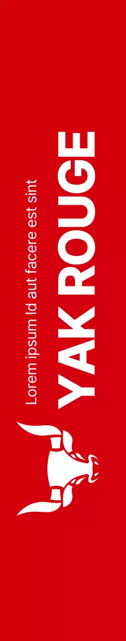 Style épuré en rouge et blanc pour l'information et la promotion du marathon