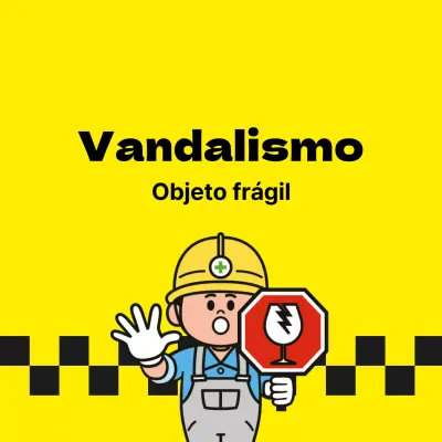 Pegatina antivandalismo