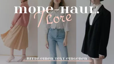 Mode Heulen Fotolayout in Grau Koralle Rosa
