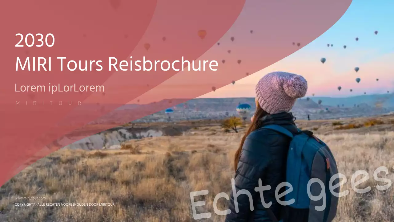 Reisgids met paars thema