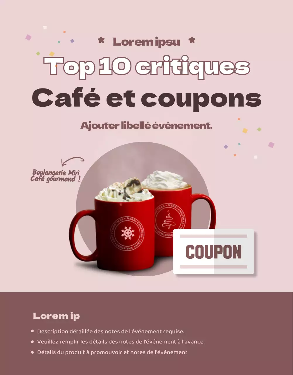 Pink and clean concept reviewEvènements