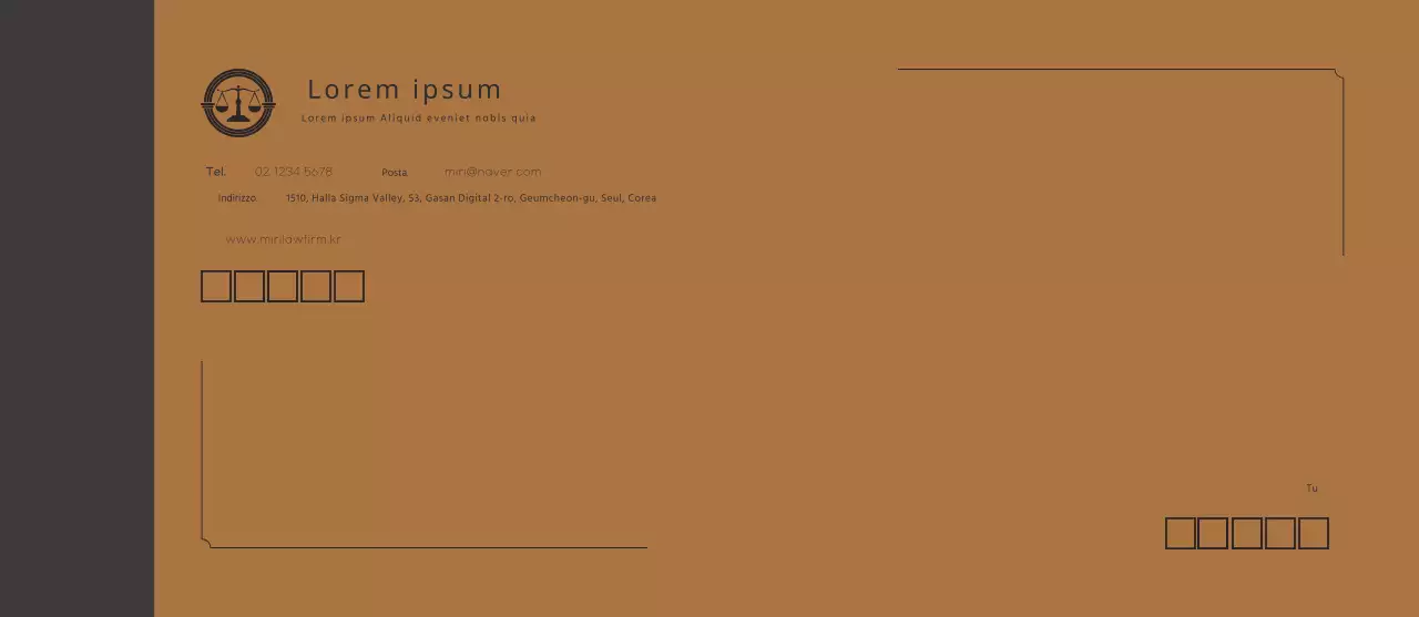 logo marrone studio legale pulito business