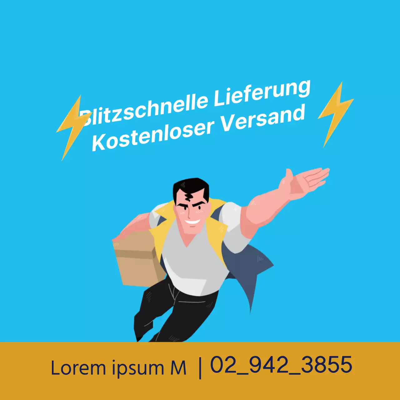 Blaue Illustration Förderung der sauberen Schifffahrt