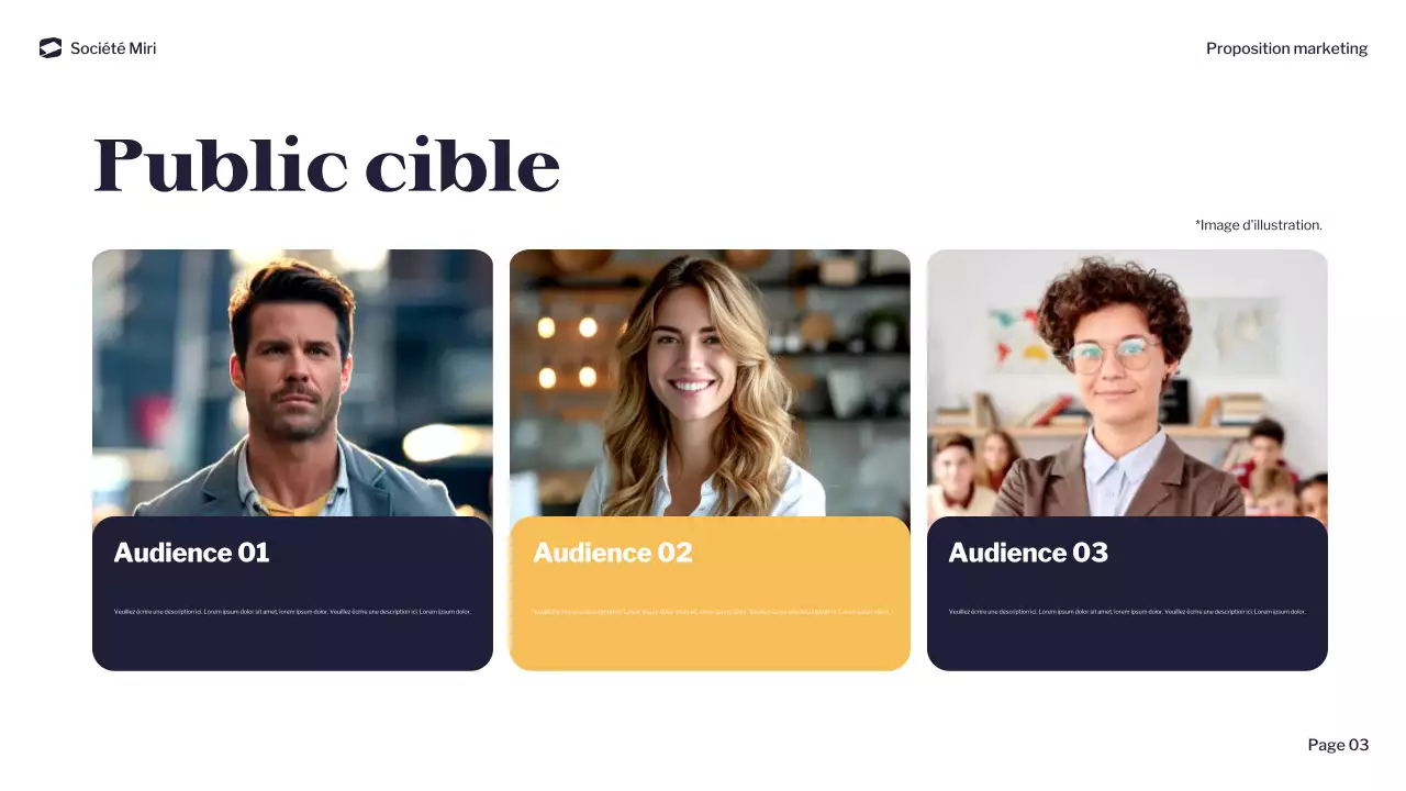 document de marketing moderne de la marine