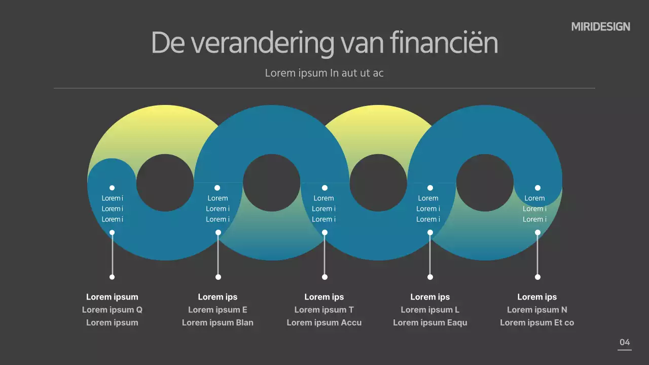 Ontwerpsjabloon grijze cirkel