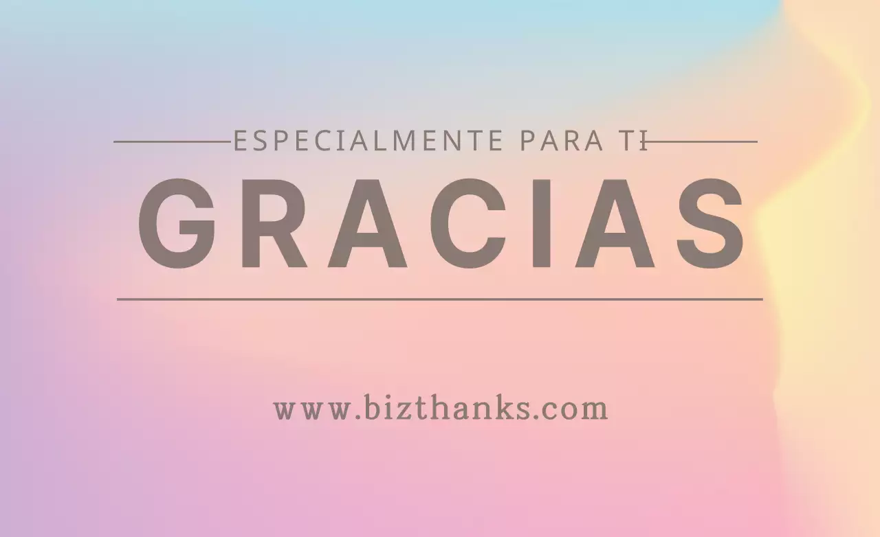 ESPECIALMENTE PARA TI