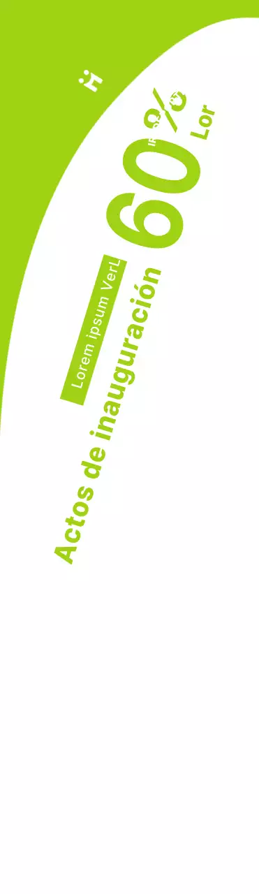 Un concepto limpio en blanco y verde lima para anunciar y promocionar eventos de venta libre de ropa deportiva.